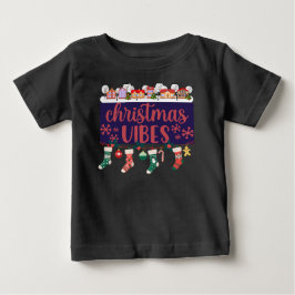 Weihnachts-Vibes-Hemd für Kinder Baby T-shirt