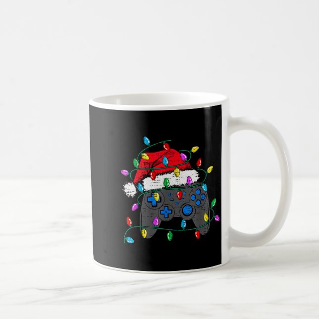 Weihnachts-Videospiel-Controller-Hut Santa Gamer B Kaffeetasse (Rechts)