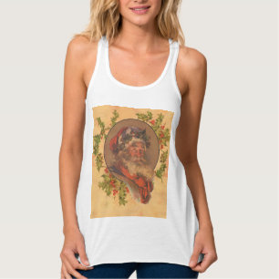 Weihnachts-Vintag-Portrait Tank Top
