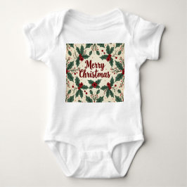 Weihnachts Vintag Style Baby Bodysuits
