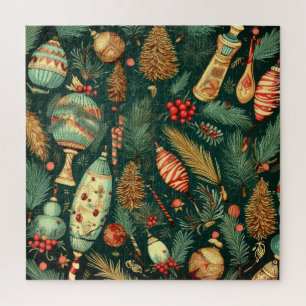 Weihnachts-Vintage-Puzzle