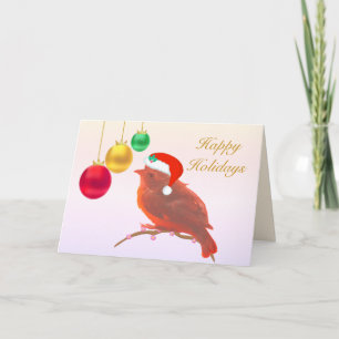 Weihnachts-Vogel Karte
