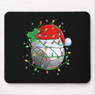 Weihnachts Volleyball Ball Weihnachtsmannmütze Xma Mousepad
