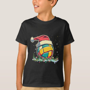 Weihnachts-Volleyball mit dem Weihnachtsmann für K T-Shirt