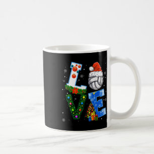 Weihnachts-Volleyball-Spieler lieben Weihnachten W Kaffeetasse