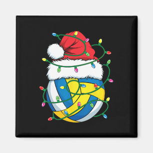 Weihnachts-Volleyball-Weihnachtsmannmütze Boys Gir Magnet