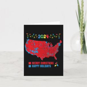 Weihnachts-Wahlplan 2024 Wahl Trump Familie Karte