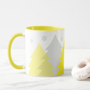 Weihnachts-Waldlandschaft Kaffeetasse