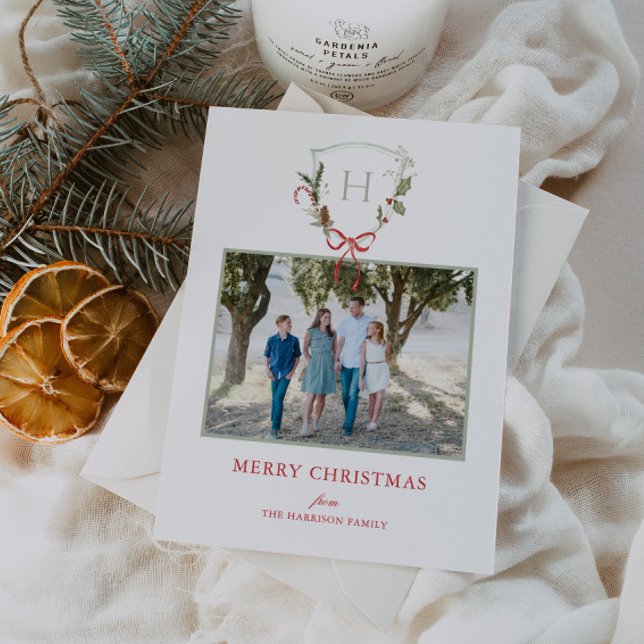 Weihnachts-Wappen Feiertagskarte (Von Creator hochgeladen)