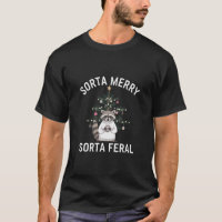 Weihnachts-Waschbär irgendwie fröhlich irgendwie w