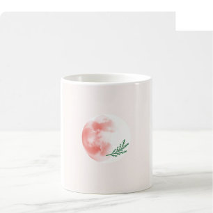 Weihnachts-Wasserfarbe-Tasse - Rot & Grün Kaffeetasse