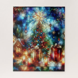 Weihnachts Wasserfarbenpuzzle
