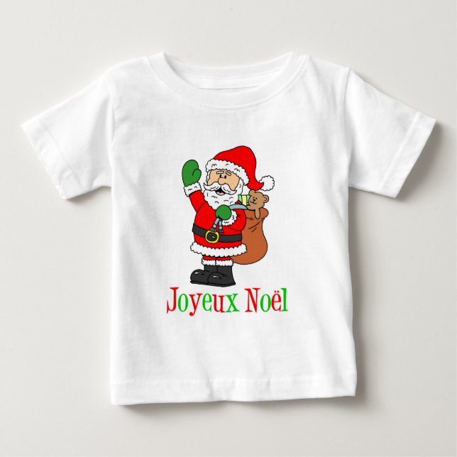 Weihnachts-Weihnachten Baby T-shirt (Vorderseite)