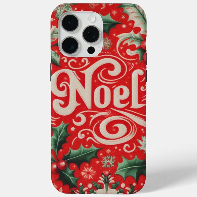 Weihnachts-Weihnachten Rot & Grün Case-Mate iPhone Hülle (Rückseite)