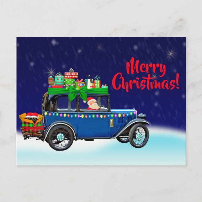 Weihnachts Weihnachts-Weihnachtspostkarte Postkarte (Vorderseite)