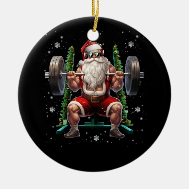 Weihnachts Weihnachts-Weihnachtsweih Keramik Ornament (Vorne)