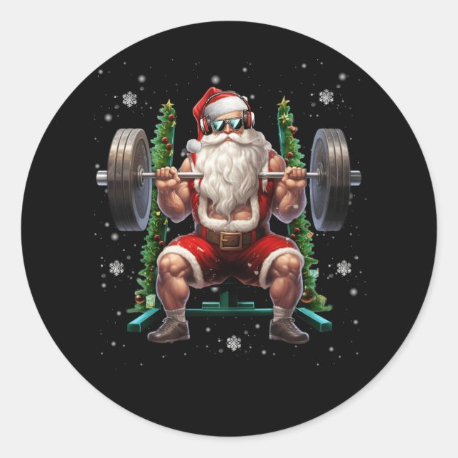 Weihnachts Weihnachts-Weihnachtsweih Runder Aufkleber (Vorderseite)