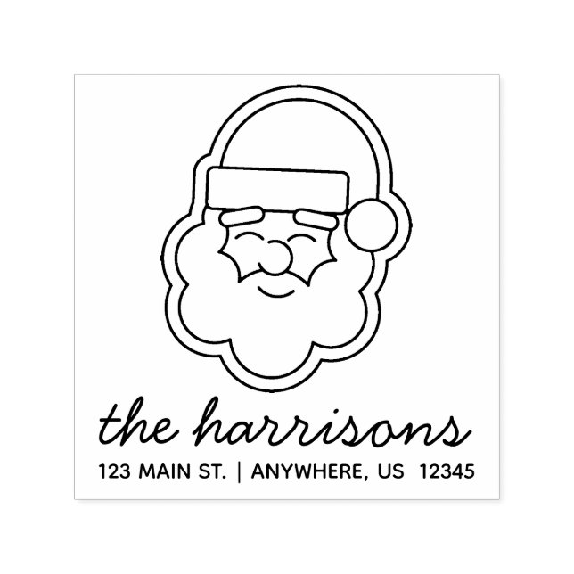 Weihnachts-Weihnachtsansprache-Briefmarke Permastempel (Design)