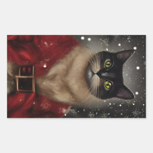 Weihnachts Weihnachtsaufkleber Rechteckiger Aufkleber