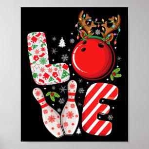 Weihnachts-Weihnachtsball und Buttone Poster