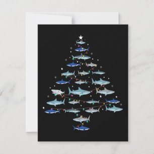 Weihnachts-Weihnachtsbaum Fischen Weihnachtsgesche RSVP Karte