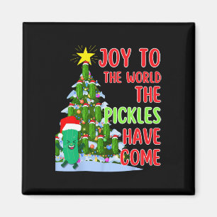 Weihnachts-Weihnachtsbaum Lichter Spaß Pickle Gesc Magnet
