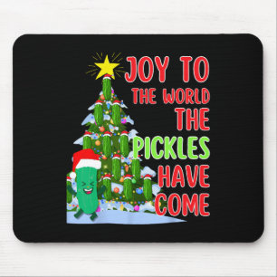 Weihnachts-Weihnachtsbaum Lichter Spaß Pickle Gesc Mousepad