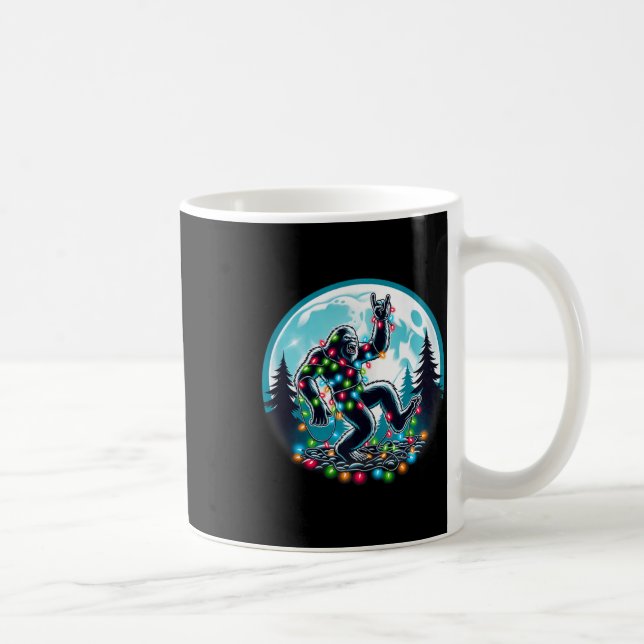 Weihnachts-Weihnachtsbäume Lichter Weihnachten Wei Kaffeetasse (Rechts)