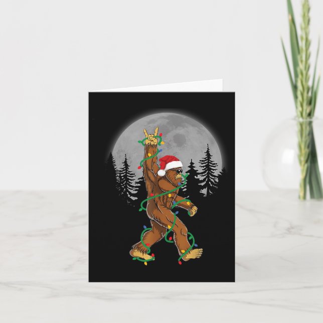 Weihnachts-Weihnachtsbäume Lichter Weihnachten Wei Karte (Vorderseite)