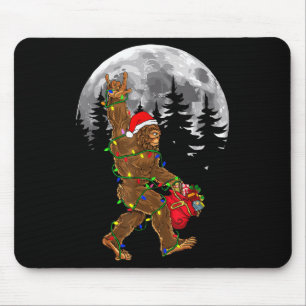 Weihnachts-Weihnachtsbäume Lichter Weihnachten Wei Mousepad