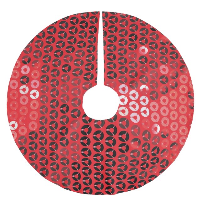 Weihnachts-Weihnachtsbaumrock Polyester Weihnachtsbaumdecke (Vorderseite)