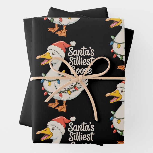Weihnachts-Weihnachtsbeleuchtung Geschenkpapier Set (Beispiel)