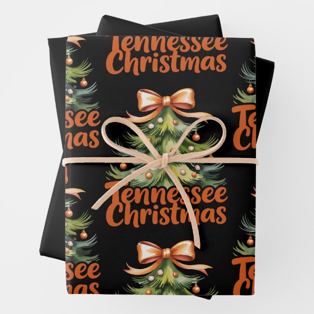 Weihnachts-Weihnachtsfamilie Matching Urlaub Weihn Geschenkpapier Set (Beispiel)