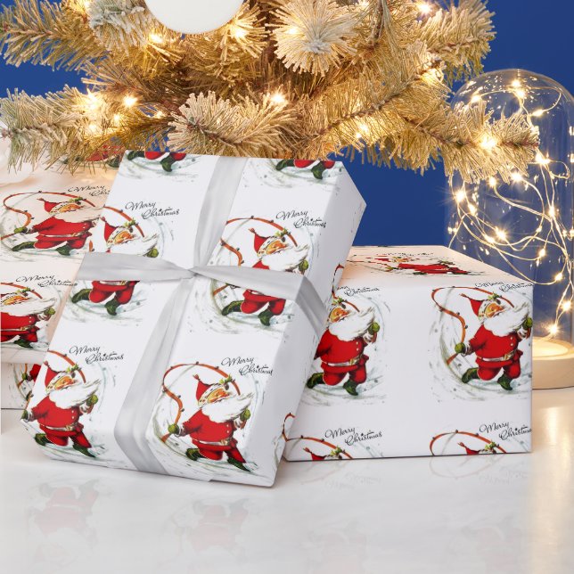 Weihnachts-Weihnachtsfeier Geschenkpapier (Feiertage)