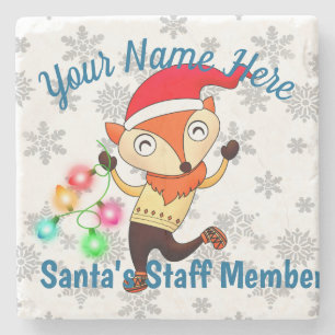 Weihnachts-Weihnachtsfeiertag für das Personal des Steinuntersetzer