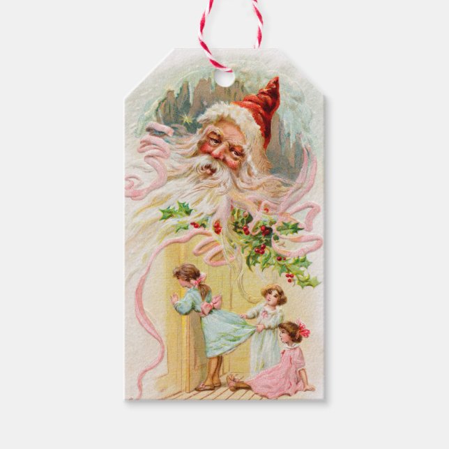 Weihnachts Weihnachtsfeiertag Weihnachtsfeiertag Geschenkanhänger (Vorderseite)