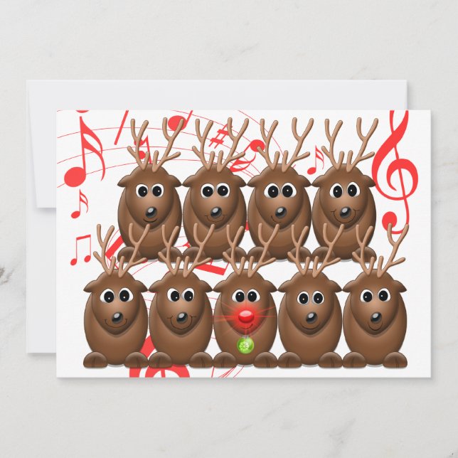 Weihnachts-Weihnachtsfeiertage im Weihnachtsmann Einladung (Vorderseite)