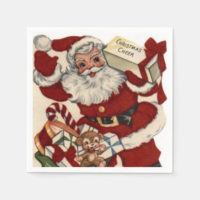 Weihnachts Weihnachtsfeiertage Servietten (Vorderseite)