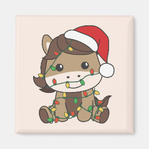Weihnachts-Weihnachtsferien Magnet