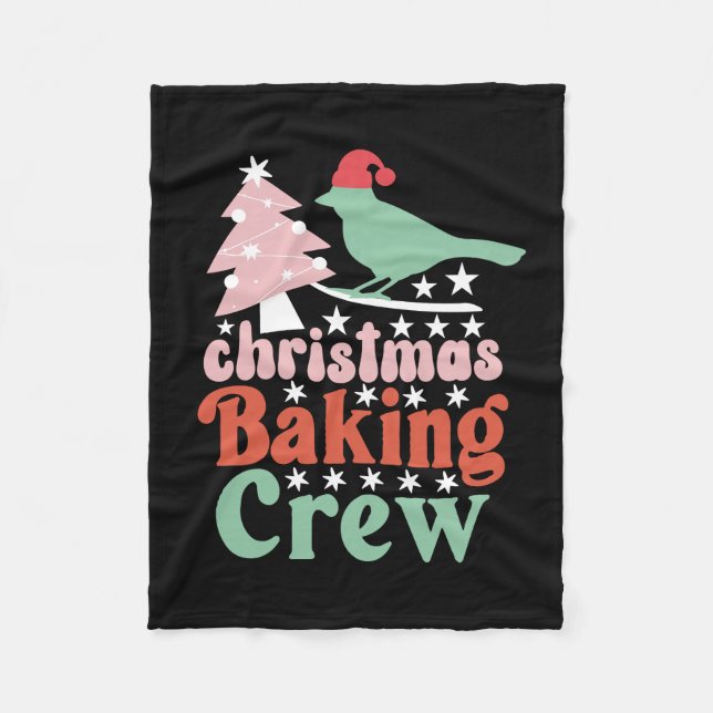 Weihnachts-Weihnachtsgeschenk Crew Fleecedecke (Vorderseite)