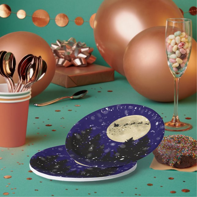 Weihnachts-Weihnachtsgeschenk-Party Teller (Multi)