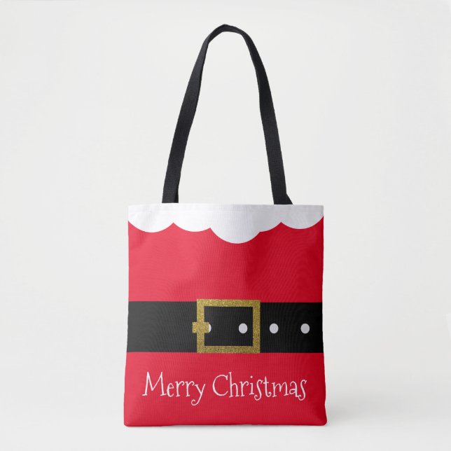 Weihnachts-Weihnachtsgürtel Roter Anzug Tasche (Vorderseite)