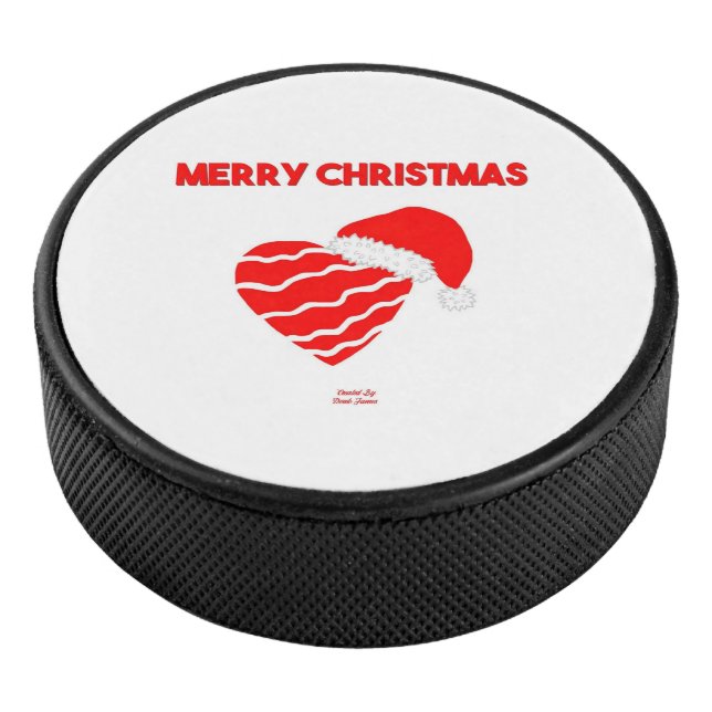 Weihnachts-Weihnachtshockey-Puck Eishockey Puck (3/4)