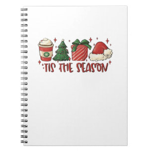 Weihnachts-Weihnachtskaffee Funny Holiday Liebe Notizblock