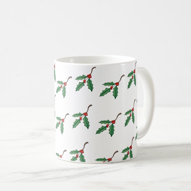 Weihnachts-Weihnachtskaffee Kaffeetasse (VorderseiteRechts)