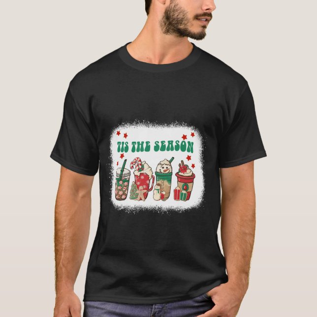 Weihnachts-Weihnachtskaffee L T-Shirt (Vorderseite)
