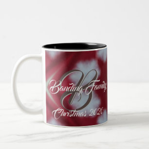 Weihnachts-Weihnachtskaffee-Tasse Zweifarbige Tasse