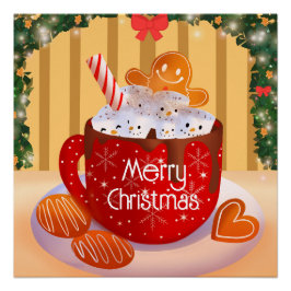 Weihnachts-Weihnachtskalender Poster