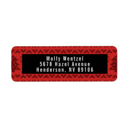 Weihnachts-Weihnachtskalender Rücksendeadresse