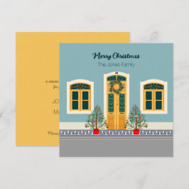 Weihnachts-Weihnachtskarte des portugiesischen Hau